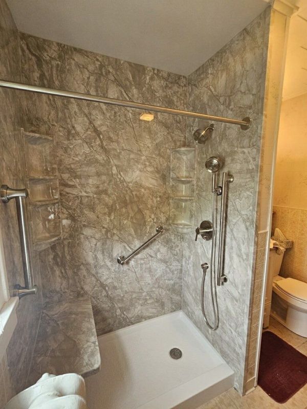 Tub To Shower Conversion